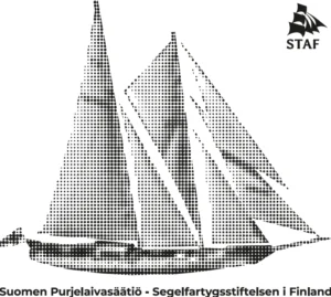 STAF purjelaivasäätiö grafiikka